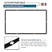 Akia Screens 120 inch Projector Screen 16:9 Foldable Anti-Crease Portable Screen Support Double Sided Projection for Outdoor Indoor 120