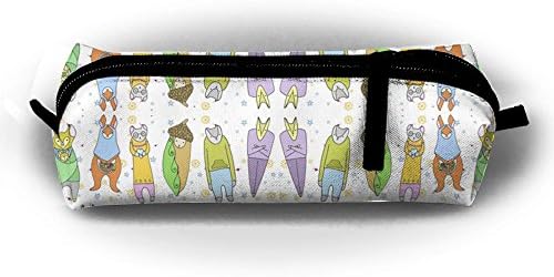 Wobbly Critters Minimalist Style Pencil Case Pencil Pouch Cosmetic Makeup Bag
