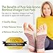12 Pack, 2-in-1 Aroma Bamboo Vinegar Foot Pads by Pure Sole Foot & Body | Premium Ingredients w/All Natural Extracts | Apply & Sleep For Best Relief & Results | Lavender, Green Tea & Rose