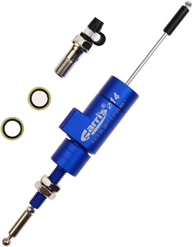 WOOSTAR M8 x 1.25mm Motorcycle Hydraulic Clutch Master Cylinder Brake Pump Replacement for YZ125 YZ250 YZ250F YZ450F WR250F WR450F CRF230F Shadow ACE 750 Deluxe Pit Bike ATV 4 Wheeler Scooter Blue