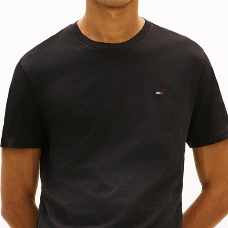 Tommy Jeans Homme Tjm Xslim Jersey Tee Dm0dm04411 T-shirt À Manches Courtes, Noir (Tommy Black), M EU