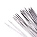 Dealglad 50pcs Camping Picnic Flat Stainless Steel Barbeque BBQ Skewers Grill Shish Kebab Kabob Meat Sticks Needle (38cm / 15
