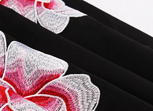Wellwits Women's Floral Embroidery