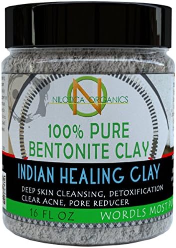 Aztec Indian Healing Bentonite Clay 1 Pound (16 oz) ) for Clay Deep Pore Cleansing