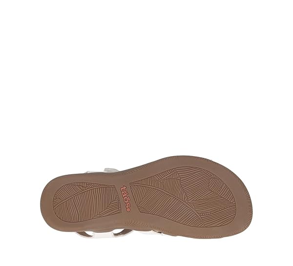 TAOS FOOTWEAR WOMEN’S BIG TIME WHITE SANDAL 8 (M) US