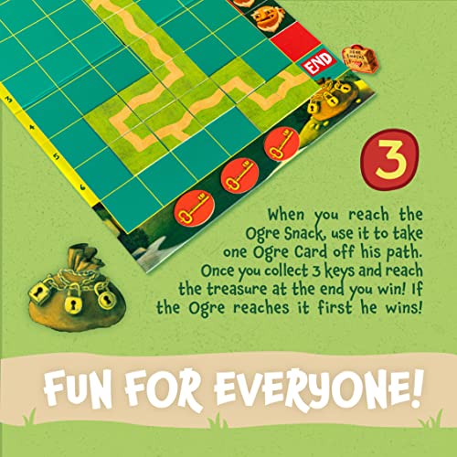 Peaceable Kingdom Race to The Treasure! Cooperative Path Building Game for 2 to 4 Kids Ages 5