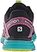 Salomon Women's X-Mission 3 CS W-W Trail Runner, Black/Teal Blue F/Deep Dahlia, 8 D US