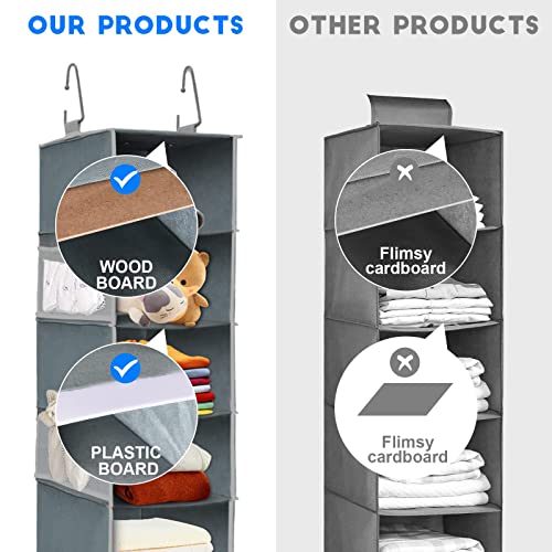 roomtalk LargeSized Hanging Shoe Organizer 8Shelves, Hanging Closet