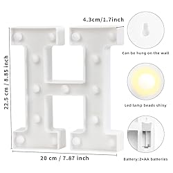 Laerjin Light Up Letters, Marquee Letters with