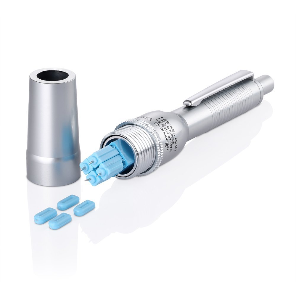 Painless Lancing Device Blood Lancet Pen Sterile Gold Plated of Third