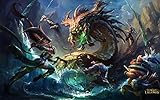 12X10 Inch LOL League of Legend Baron Nashor Boss Mouse Pad High Sensitivity Waterproof Nonskid