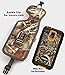 Camouflage Rugged Heavy Duty Holster Pouch with Metal Belt Clip Fits for Samsung Galaxy S5 Active Otterbox Case On