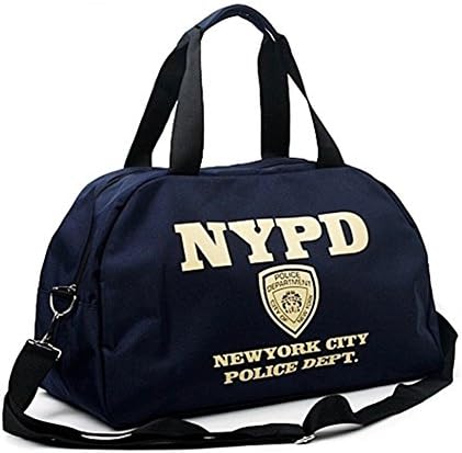 GBJI NYPD-bandal Sports Duffle Firness Travel Outdoor Boston Bag