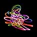 LED Hula Hoop Fully Rechargeable and Collapsable - 14 Color Strobing and Changing LED Lights - Multiple Sizes Available - Light Up Hoola Hoops for Adults and Kids - Technicolor Prism