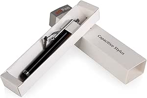 amPen Stylus Pen - Ultra-Sensitive Capacitive Stylus with Lanyard (Black)