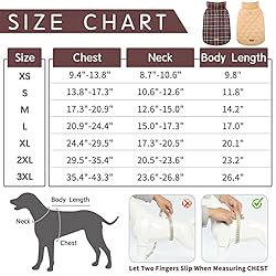 Kuoser Warm Dog Coat, Reversible Dog Jacket