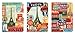 Cavallini Mini Notebooks Paris 4 x 5 5, 3 Mini Notebooks