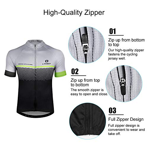 LAMEDA Cycling Jerseys Breathable Short Sleeve Bike Top Shirt Running Biking Outdoor Sports for Men - Image 7