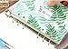 Chris-Wang Elegant Colorful Fresh Style Category Page Day Planner Divider Index Page Tab Cards Notebook Accessories, Match for A6 6-Holes Ring Binders/School Stationery, 5 Sheets/Set
