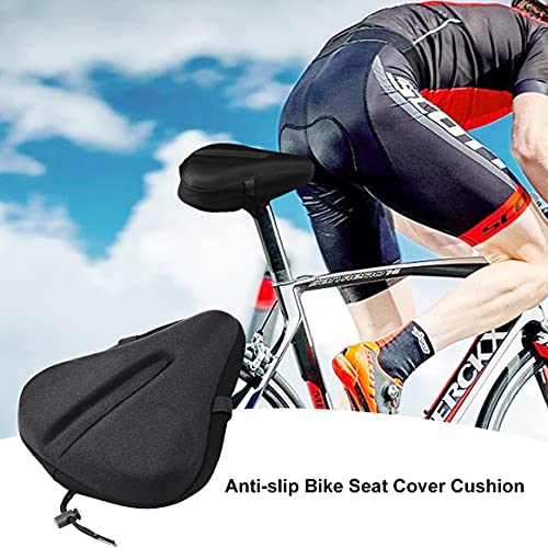 Omont Bicycle Cushion Cover,Bike Seat Cushion,Gel Bike Seats Cover
