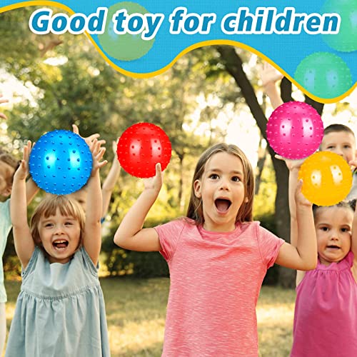 60 Pcs Knobby Balls Bulk 7 Inch 4.72 Inch Sensory Balls Big Bounce