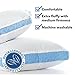 Gusseted Pillows For Sleeping In Luxurious Comfort (2 pack) - Extra Plush, High Loft Premium Quality Queen Size Pillows for Back and Side Sleepers - Medium Firmness - Crafted In USA