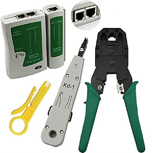 DIY Crafts LAN Network Tool Kit Cable Tester Crimp Crimper