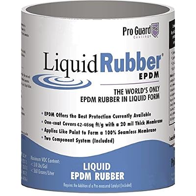 Liquid Rubber EPDM, 1 Gallon, White