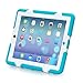 Ipad 2/3/4 Case, Kidspr Ipad Case *New* *Hot* Super Protect [Shockproof] [Rainproof] [Sandproof] with Built-in Screen Protector for Apple Ipad 2/3/4 (Lake Blue/White)