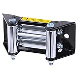 Yescom Universal Roller Fairlead ATV UTV SUV Car Winch Mount for 3000-4000 Lb Winches Replacement