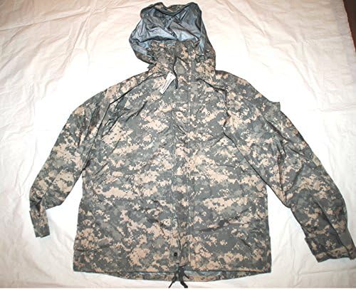 Us Army Issue Ecwcs Gore Tex Acu Digital Camouflage Cold Weather Parka - Medium Short