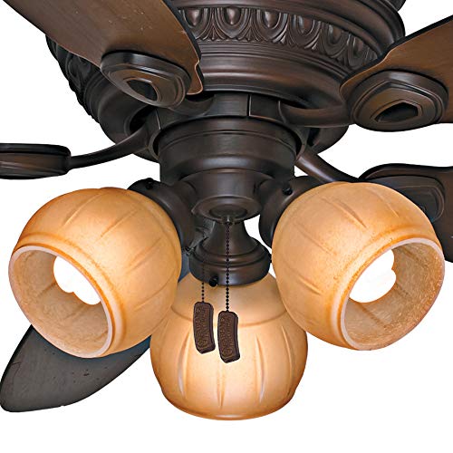 Casablanca Fan 54 inch Low Profile Brushed Cocoa Indoor Ceiling Fan w/Light Kit (Certified Refurbished) (Brushed Cocoa)