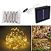 Solar Outdoor String Lights,Eonfine Fairy String Lights on Flexible Copper Wire 72ft 150 LED Ambiance Lighting for Outdoor, Gardens, Homes, Christmas Party-- 2 Modes (Steady on / Flash) Warm White