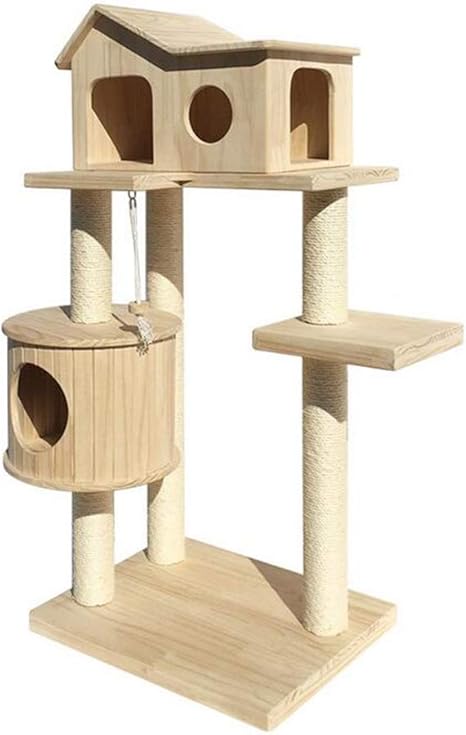 Amazon Com Yameijia Solid Wood Cat Climbing Frame Large Luxury