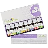 Essential Oils Aromatherapy Kit, 8 10ml bottles Great for Aromatherapy Diffuser Oil, Diffuser Bracelet, or making Bath Bombs. Perfect Gift Set Cedarwood, Rosewood, Wintergreen, Bergamot, Ylang Ylang.