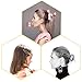 TOODOO 6 Pieces Geometric Metal Hairpin Hair Clip Clamps Accessories Barrettes Bobby Pin Headwear Headdress Styling Jewelry, Pearl Marquise/ Triangle Rhombus/ Infinity