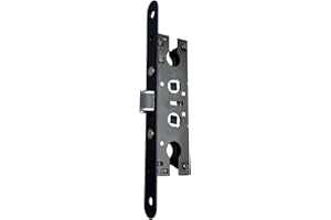 MaxxGeek 2 Point Bolt Mortise Lock Body Fit Pella Storm Doors (Black)
