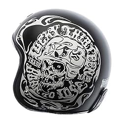 TORC T50 Route 66 Smoke Skull Lucky 13 Open Face
