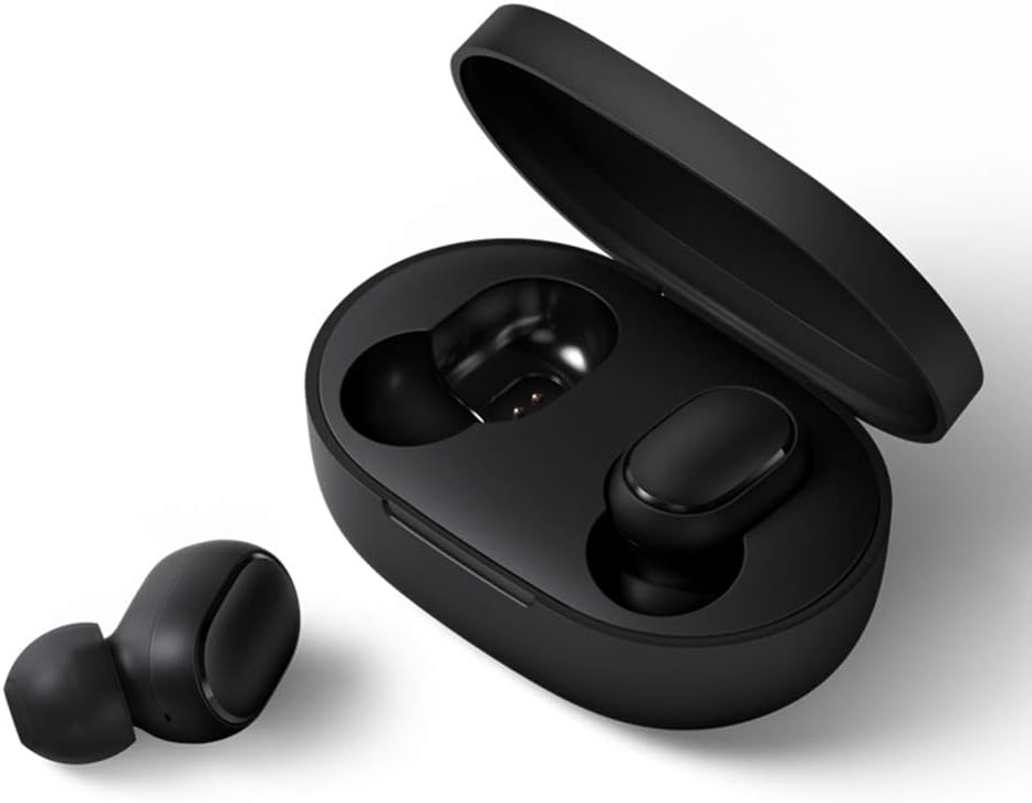 Earphones for Xiaomi Redmi Airdots, Wireless Earphone TWS Bluetooth 5.0 Stereo Bass in-Ear Headphones with Charging Case, Noise Reduction, AI Control, Sweatproof Earbuds with Mic