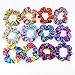 erholi 2 Types Hair Ring Two-Color Gradient Laser Fabric Women Hair Band Headwear