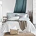 Sable 4PCS Bed Sheet Set, Brushed Microfiber 1800 Bedding Collection Sets, Hypoallergenic & Super Soft,Breathable, Anti Wrinkle (Queen Size) (White)