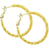 ToHeart Thin Silver Gold Hoop Earrings for Women Minimalist 14k Gold Twisted Hoop Earrings Hypoallergenic Party Gifts