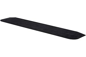Silver Spring Solid Rubber Threshold Ramp 3/4" Rise, 1,500 lb. Capacity for Wheelchairs and Power Scooters Indoor Outdoor Use