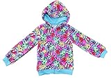Shopkins Girls Woobie Shopkins All Over Print Hoodie Super Soft Blue