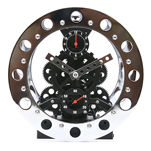 JCC Retro Modern Decorative Mechanical Revolving Motion Wheel Moving