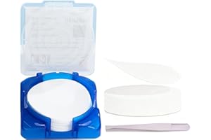 JiaoFengHeng 50Pcs 47mm Micron Filtration Membrane Acid and Alkali Resistant Hydrophilic PTFE Filter Membrane for Laboratory 
