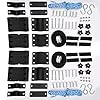 2-Pairs-Folding-Kayak-Carrier-Boat-Canoe-Rack-Snowboard-J-Bar-Roof-Top-Mounted
