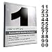 Black Vinyl Numbers Stickers - 6 Inch Self Adhesive - 2 Sets - Premium Decal Die Cut and Pre-Spaced for Mailbox, Signs, Window, Door, Cars, Trucks, Home, Business, Address Number, Indoor or Outdoor