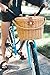 Boardwalk Bike Co.. - Wicker Bike Basket for Cruisers, Good for Dogs, Picnics, Schwinn, Women Bicycle Front Accessory