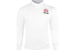 Umbro England RFU Men's 150 Anniversary Classic Long Sleeve Rugby Jersey, White